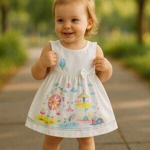 Fitzberg Fun at the Fair Sleeveless Dress 18 Months